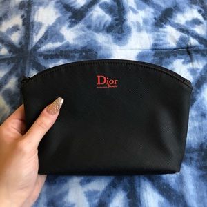 Dior travel makeup bag